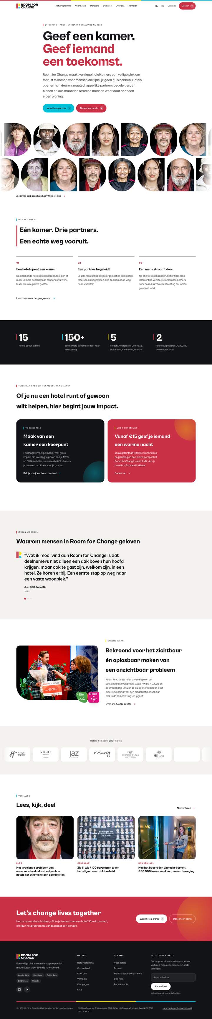 Room for Change: Nieuw
